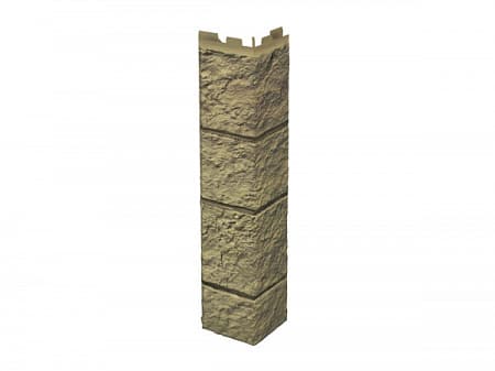 Угол наружный Vox Solid Sandstone (под камень), светло-коричневый, 446х121 мм