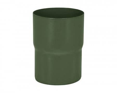 Соединитель трубы D100 Aquasystem Pural, цвет тёмно-зелёный RR 11