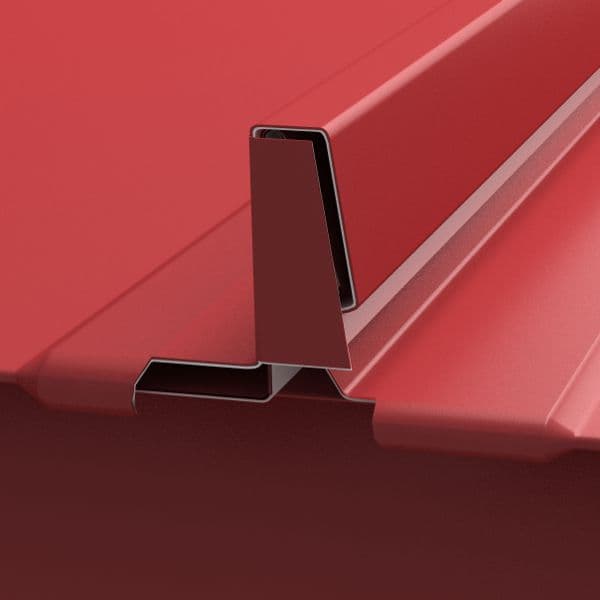 Кликфальц Pro Гранд Лайн / Grand Line, Satin 0.5, цвет RAL 3009 (оксидно-красный)