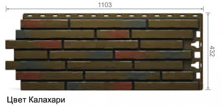 Фасадные панели Docke PREMIUM Klinker, 998х406 мм, калахари