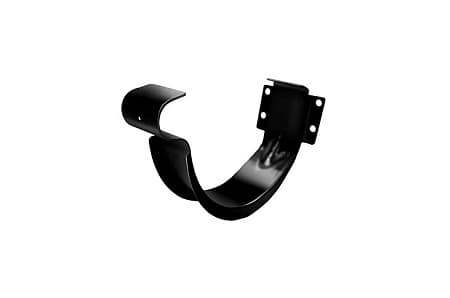 Крюк короткий полукруглый Optima Grand Line, покрытие PE, RAL 9005 черный