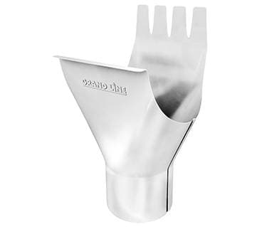 Воронка желоба полукруглая Optima Grand Line, покрытие PE, RAL 9003 белый