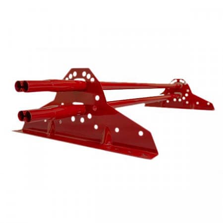 Снегозадержатель Grand Line (Гранд Лайн), трубчатый универсальный для металлочерепицы и мягкой кровли 1.0 м, цвет RAL 3003 (красный)