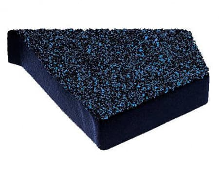 Заглушка Метротайл (Metrotile) для торцевой планки, левая, цвет темно-синий, 118х100 мм