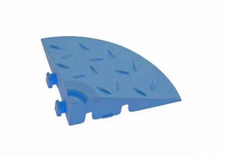 Угловой элемент обрамления Альта-Профиль, цвет синий