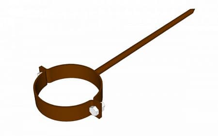 Охват на штыре D120 мм, длина 300 мм, Zn + порошк.покраска, цвет RAL 8017 (шоколад)