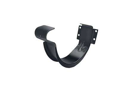 Крюк короткий полукруглый Optima Grand Line, покрытие Matt, RAL 7024 мокрый асфальт