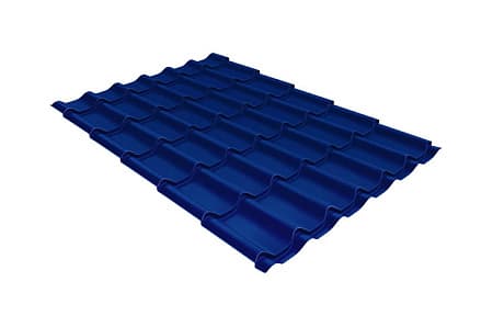 Волновой профиль Grand Line Modern, 0,45 PE, Zn 100, RAL 5005 сигнально-синий