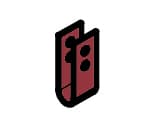 U-кронштейн Grand Line (Гранд Лайн), цвет RAL 3005 (красный)