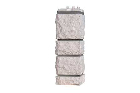 Угол Grand Line Design, Камелот 424х150 мм, молочный, со швом RAL 7006