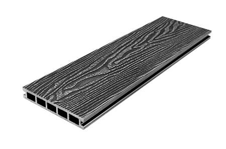 Террасная доска UnoDeck Vintage, 4000x150x24 мм, графит