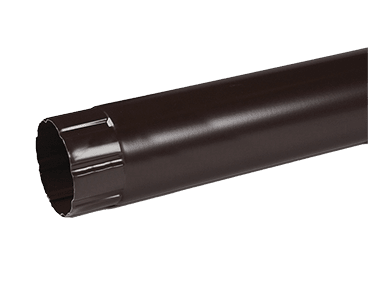 Труба водосточная GS D90х3000мм Металл Профиль GrandSystem / Металл Профиль GrandSystem, цвет коричневый (RAL8017)