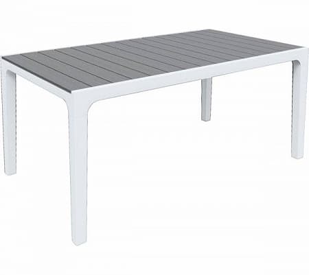 Стол уличный Harmony Keter (Кетер), цвет белый-светло-серый