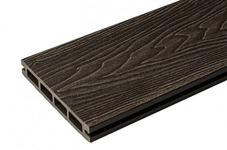 Террасная доска Nautic Prime Light Esthetic Wood, фактура дерева 3D, 145х22х6000 мм, венге