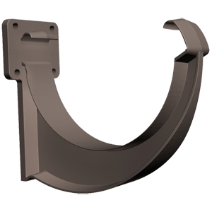 Кронштейн желоба Docke LUX цвет шоколад (Ral 8019)