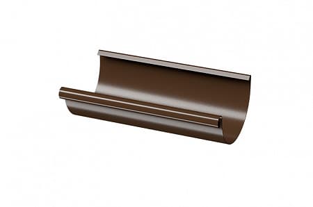 Желоб водосточный Docke STAL PREMIUM D125, 3 м, RAL 8017 каштан