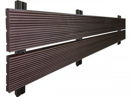 Планкен из ДПК, 80х12х3000 мм, цвет венге