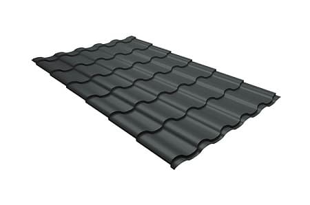 Волновой профиль Grand Line Kredo, 0,45 PE, Zn 100, RAL 7005 серая мышь