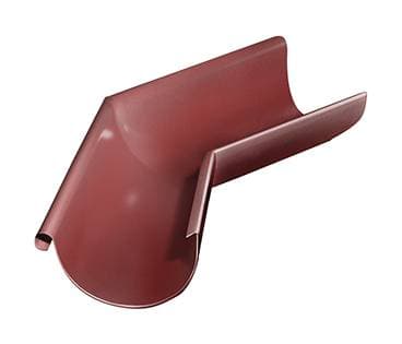 Угол желоба наружный 135º Grand Line Granite 125 мм, красно-коричневый RR 29