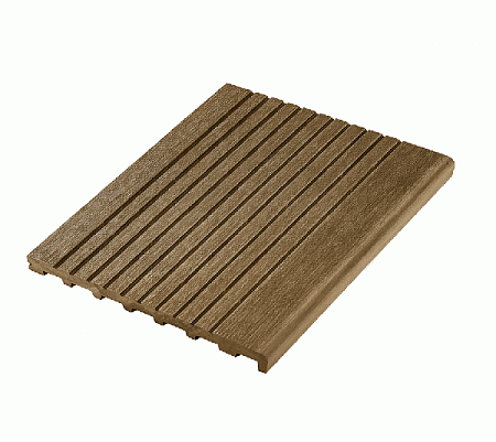 Ступень UnoDeck / УноДек Scala ДПК (полнотелая), 3000x345x23 мм, цвет орех