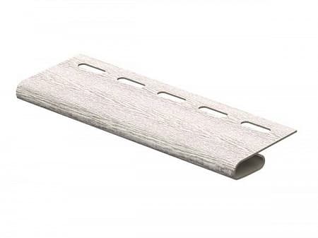 Завершающая планка Timberblock Ю-Пласт, ясень белёный, 3050 мм