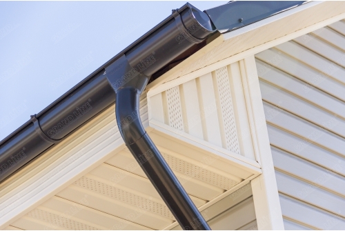 Соединитель водосточной трубы Grand Line 90 мм, зеленый RAL 6005