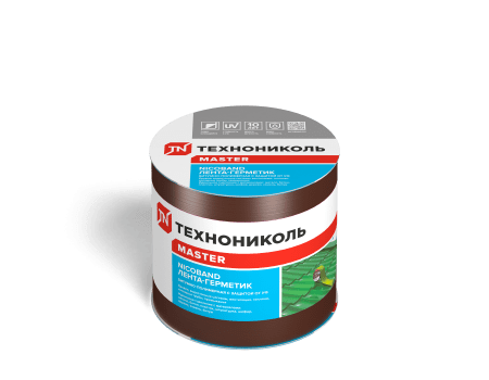 Самоклеющаяся герметизирующая лента NICOBAND (Никобенд) Технониколь, 3000х100 мм, цвет коричневый