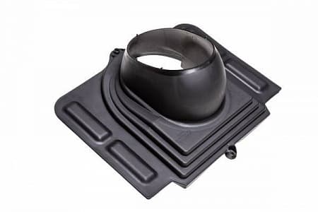 Проходной элемент PELTI Vilpe (Вилпе) для металлочерепицы c профилем не выше 38 мм, черный