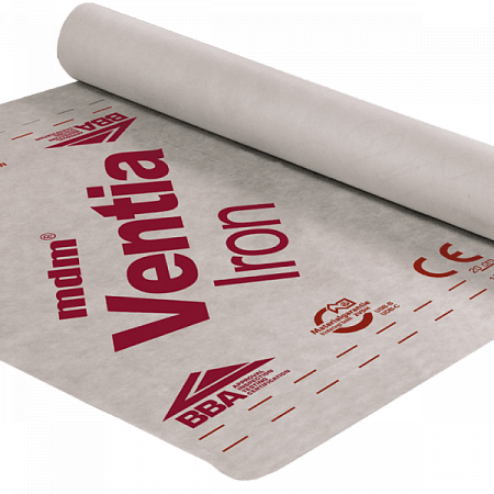 Кровельная мембрана MDM VENTIA IRON TT (2 клеевые полосы), 50*1,5 м, 120 г/м.кв