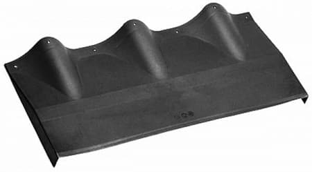 Проходной элемент MUOTOKATE Vilpe (Вилпе) примыкание для м/ч с черепичным профилем, черный