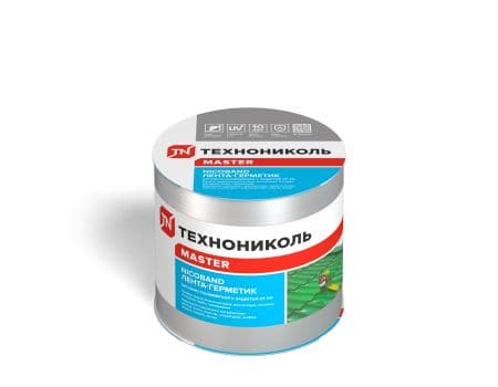 Самоклеющаяся герметизирующая лента NICOBAND (Никобенд) Технониколь, 3000х100 мм, цвет серебристый