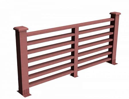 Секция ограждения Марсело GRINDERDECO, 2120х1075 мм, мербау