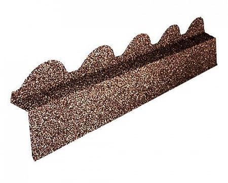 Карнизная планка Метротайл (Metrotile) Romana, цвет цедар-браун, 1100 мм