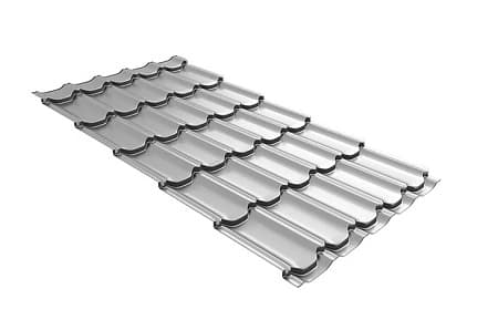 Волновой профиль Grand Line Kvinta plus, 0,45 Drap, Zn 140, RAL 9003 сигнально-белый