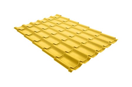 Волновой профиль Grand Line Modern, 0,45 PE, Zn 100, RAL 1018 цинково-желтый