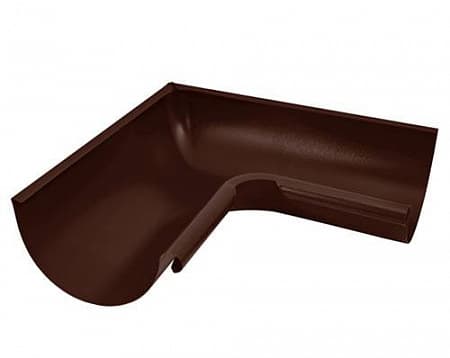Угол внутренний 90° D150 Aquasystem цвет RAL 8017 коричневый