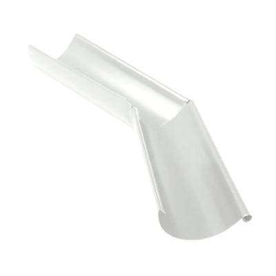 Угол внешний 135°, D125 Icopal / Икопал, цвет Ral 9002 (белый)