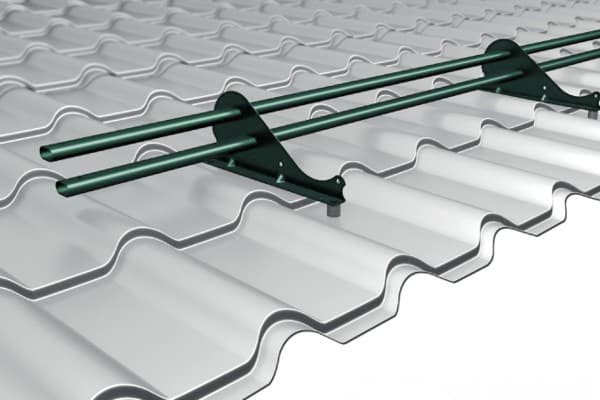 Снегозадержатель Snow Kit Grand Line (Гранд Лайн), 1.0 м, цвет RAL 6005 (зеленый мох)