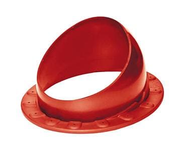 Проходной элемент Base-VT Seam 125/150 Krovent (Кровент) для мягкой и фальцевой кровли, красный