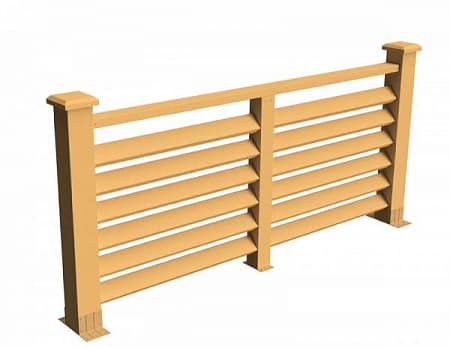 Секция ограждения Босфор GRINDERDECO, 2120х1075 мм, песчаник