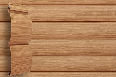 Сайдинг виниловый Блок-хаус Grand Line Тундра D4.8, 3х0,244 м, клен