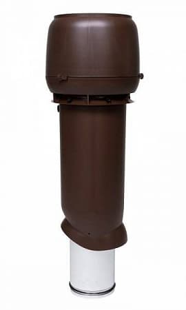 Изолированный вентиляционный выход Vilpe (Вилпе) 160/225/700 с колпаком, высотой 700 мм, коричневый