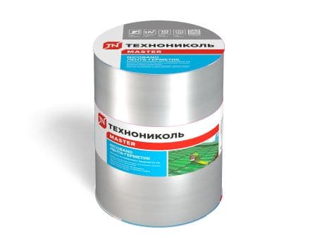 Самоклеющаяся герметизирующая лента NICOBAND (Никобенд) Технониколь, 10000х200 мм, цвет серебристый