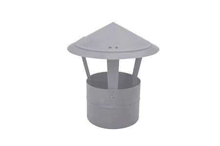 Дымник (колпак) на трубу круглый Grand Line d150, 0.5 Satin, RAL 7004 (сигнально-серый)