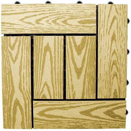 Садовый паркет Cm Garden (Гарден) Natur (текстура дерева), 300x300 мм, цвет OAK (дуб), 11 шт./упак.