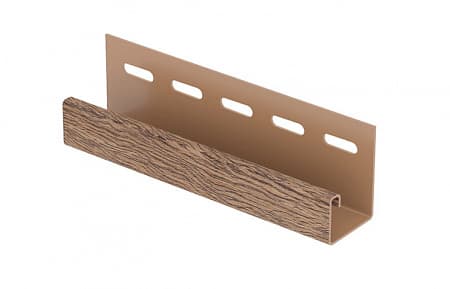 J-планка Ю-Пласт Лиственница, 3050 мм, цвет медовая
