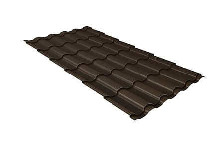 Волновой профиль Grand Line Kredo, 0,45 Drap, Zn 140, RR 32 темно-коричневый