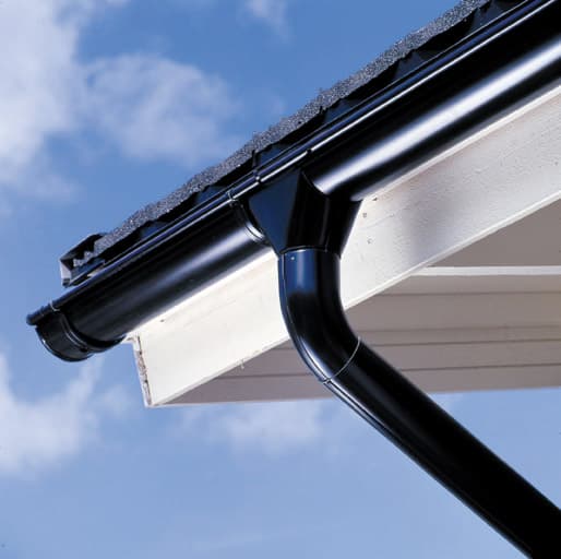 Заглушка желоба D125 Icopal / Икопал, цвет Ral 7011 (темно-серый)