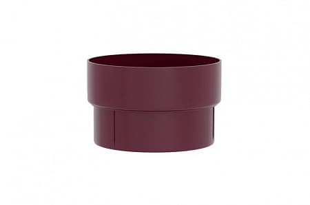 Муфта трубы ПВХ Grand Line 135/90 мм, RAL 3005 красное вино