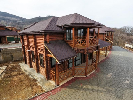 Коньково-карнизная черепица Docke Premium, Арахис